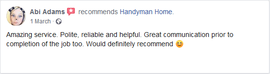 Handyman Reviews 6 Amazing Service. Polite, Reliable And Helpful. Great Communication Prior To Completion Of The Job Too. Would Definitely Recommend